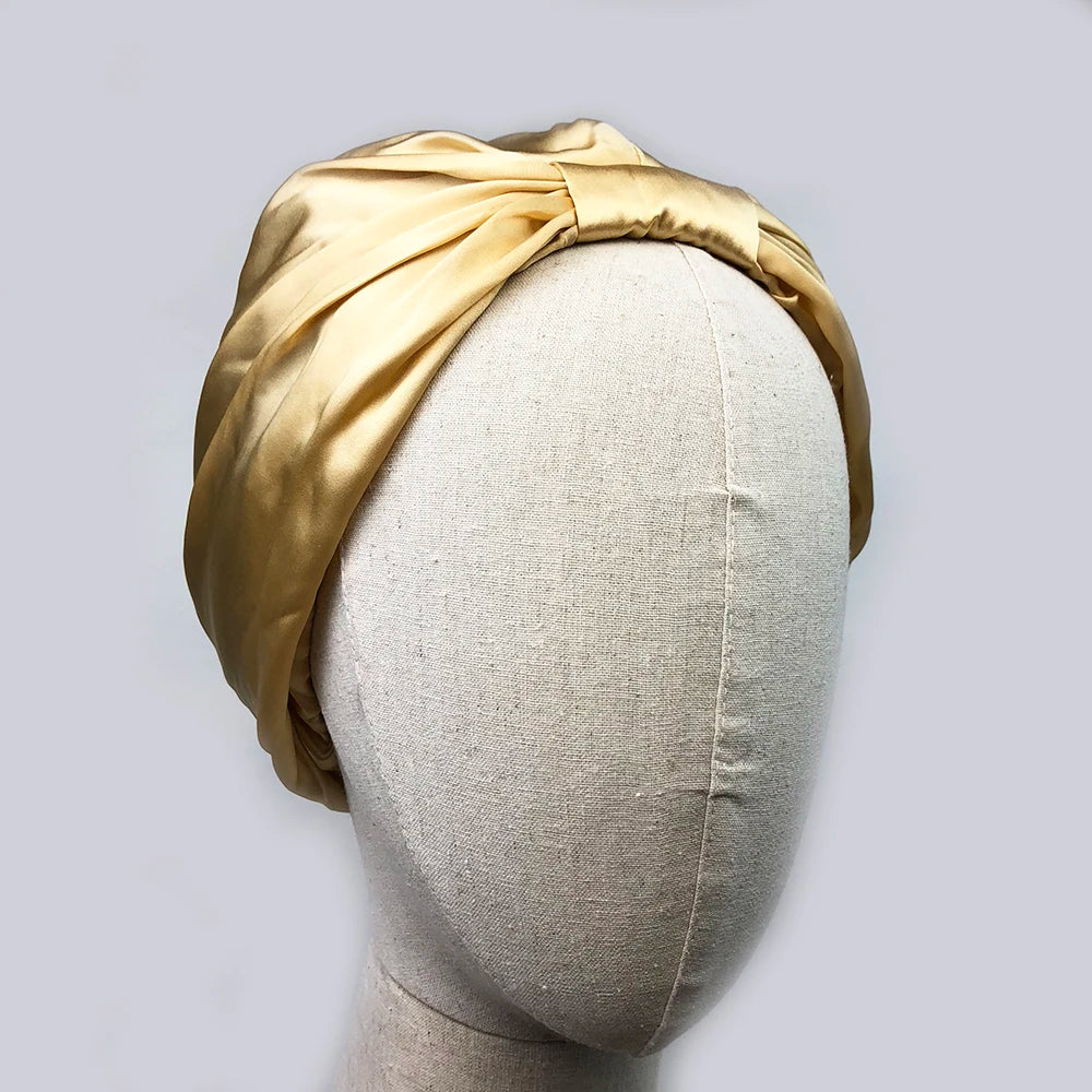 Turbante de Seda Charmeuse - 6 Modelos
