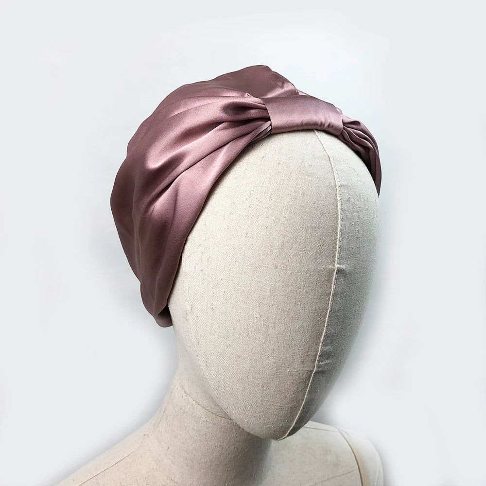 Turbante de Seda Charmeuse - 6 Modelos
