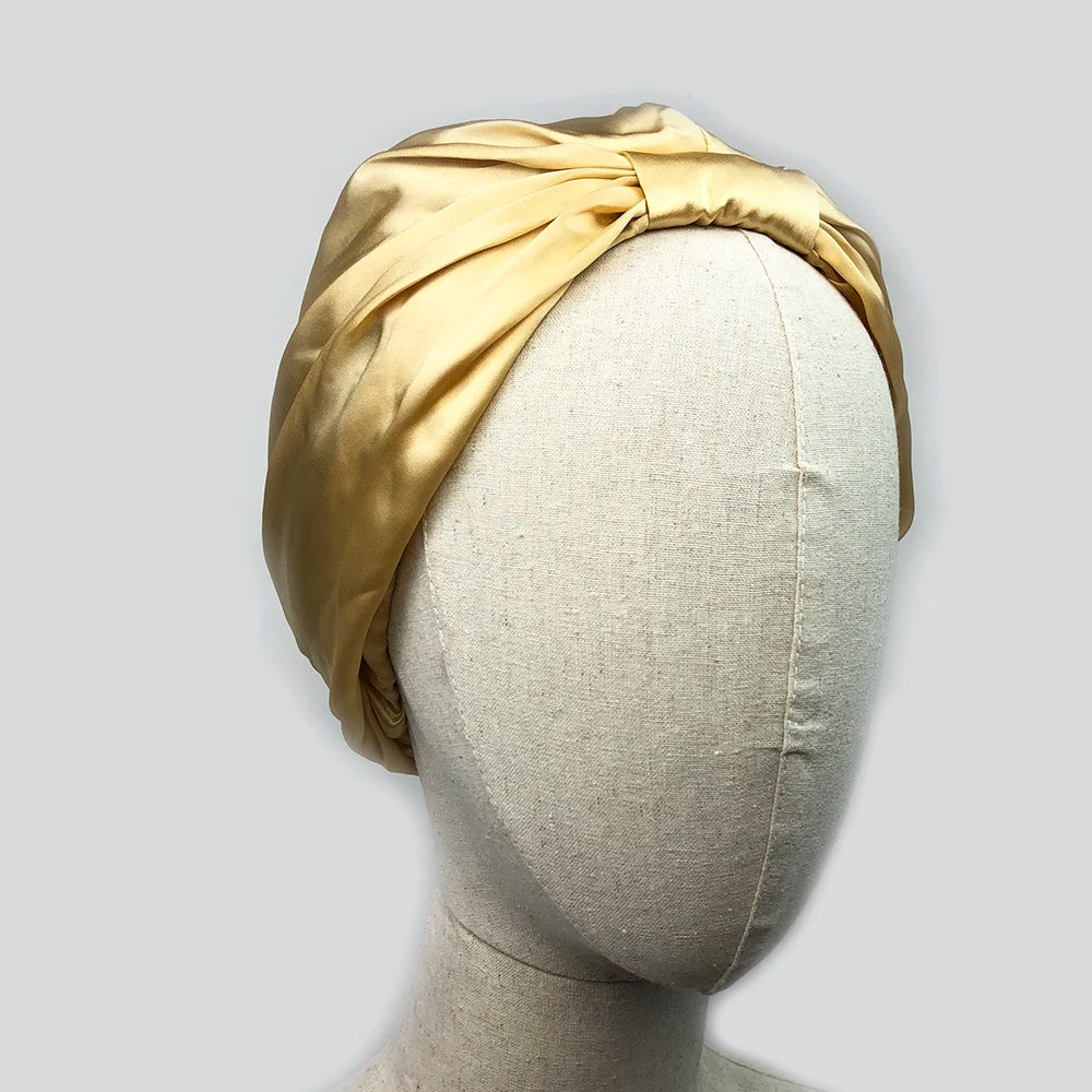 Turbante de Seda Charmeuse - 6 Modelos