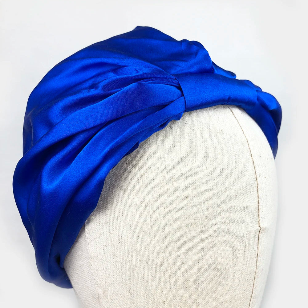 Turbante de Seda Charmeuse - 6 Modelos