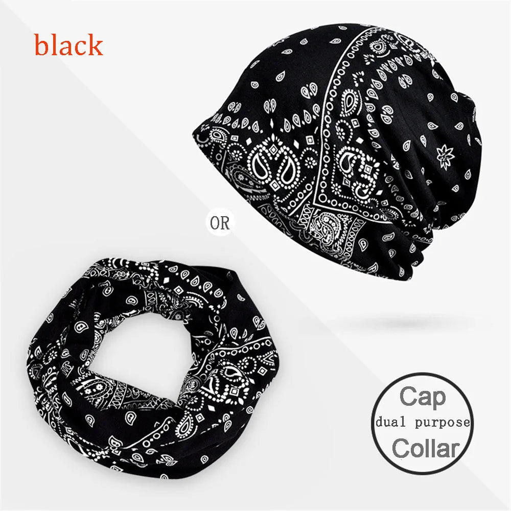 Breathable Chemo Caps Womens Man Baggy Slouchy Beanie Hat Headwear Scarf Snood Hats Cancer Two Layers Spring Summer Hat