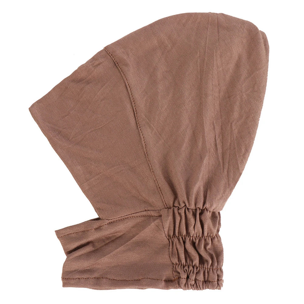 Underscarf Women Muslim Inner Hijab Full Cover Headscarf Ninja Bonnet Bone Hat Stretch Headwear Wrap Scarf Chemo Cap Turban Hats