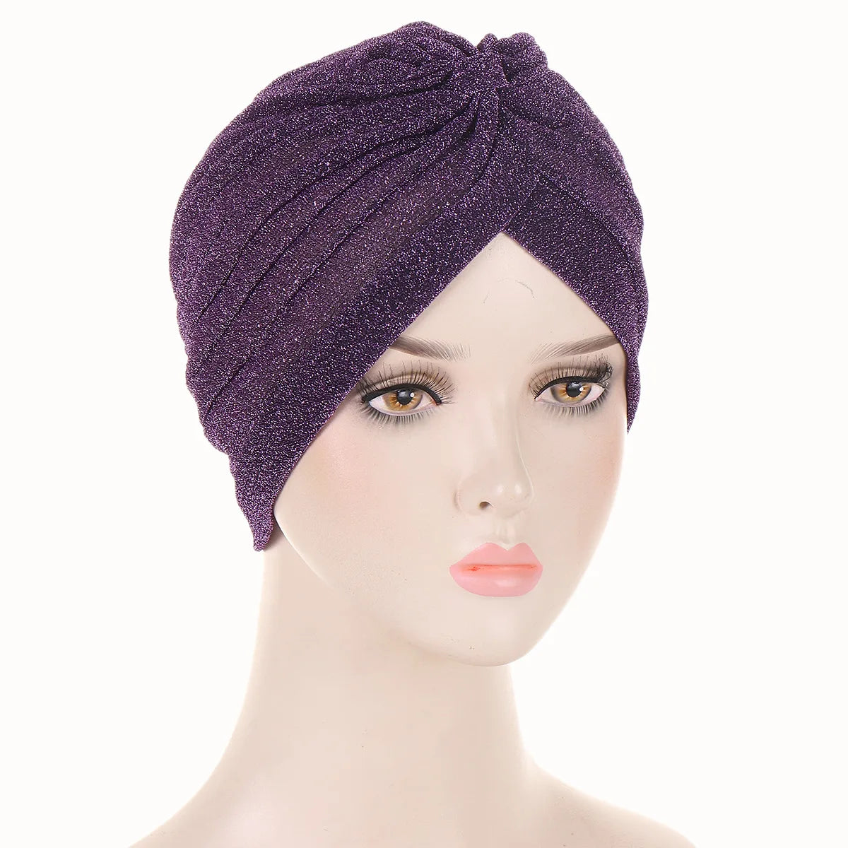 Fahion Muslim Hijab Caps Women's Headscarf Hat Chemo Hats Hair Care Solid Color Turban Bonnet Adjustable
