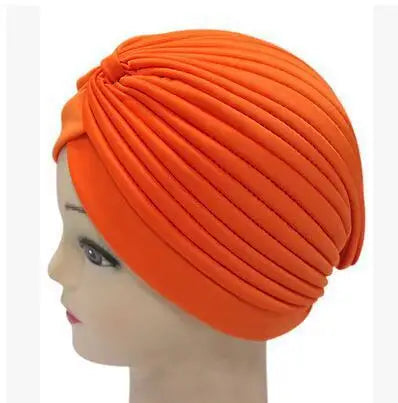 Turbante de Poliéster com Nó - 14 Modelos