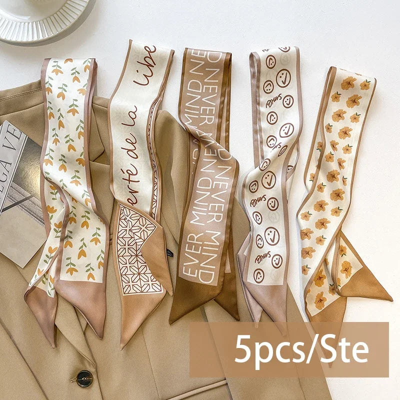 Faixas de Seda Satinada - Kit 5 Peças