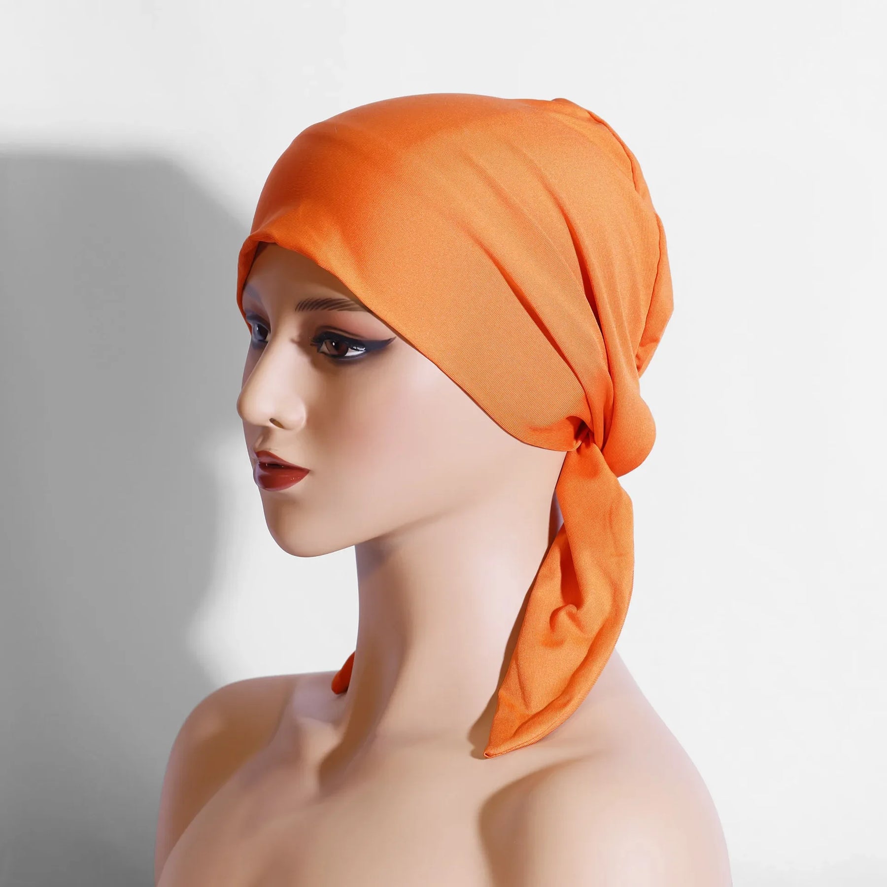 European American Arch Shaped Two Tailors Muslim Cap Solid Color Pullover Small Cap Summer Season Other Material Headband