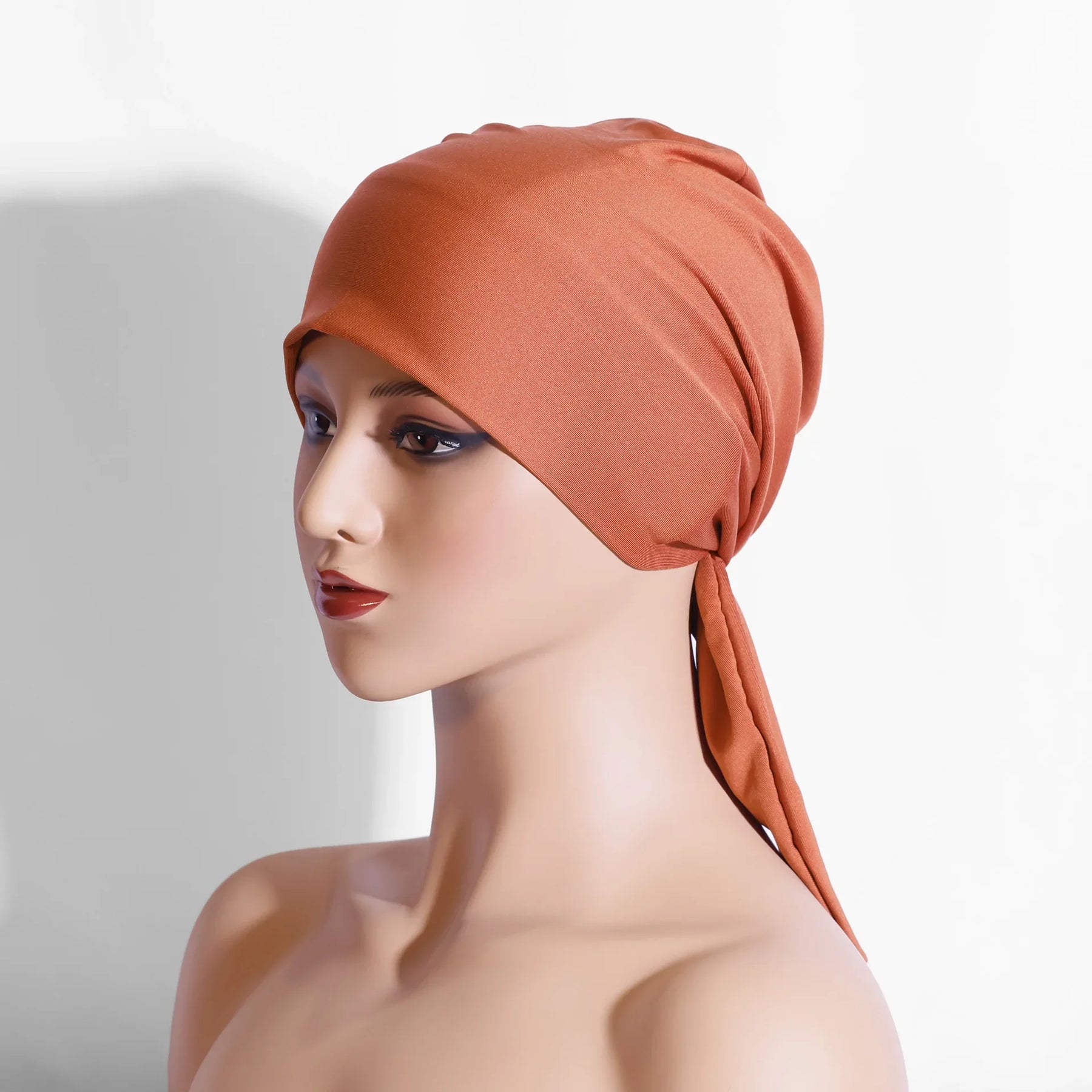 European American Arch Shaped Two Tailors Muslim Cap Solid Color Pullover Small Cap Summer Season Other Material Headband