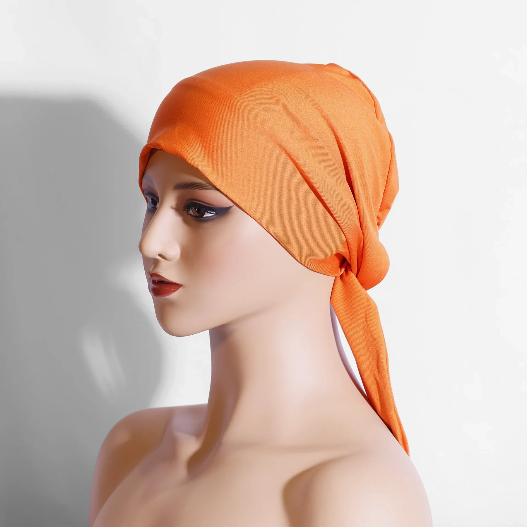 European American Arch Shaped Two Tailors Muslim Cap Solid Color Pullover Small Cap Summer Season Other Material Headband