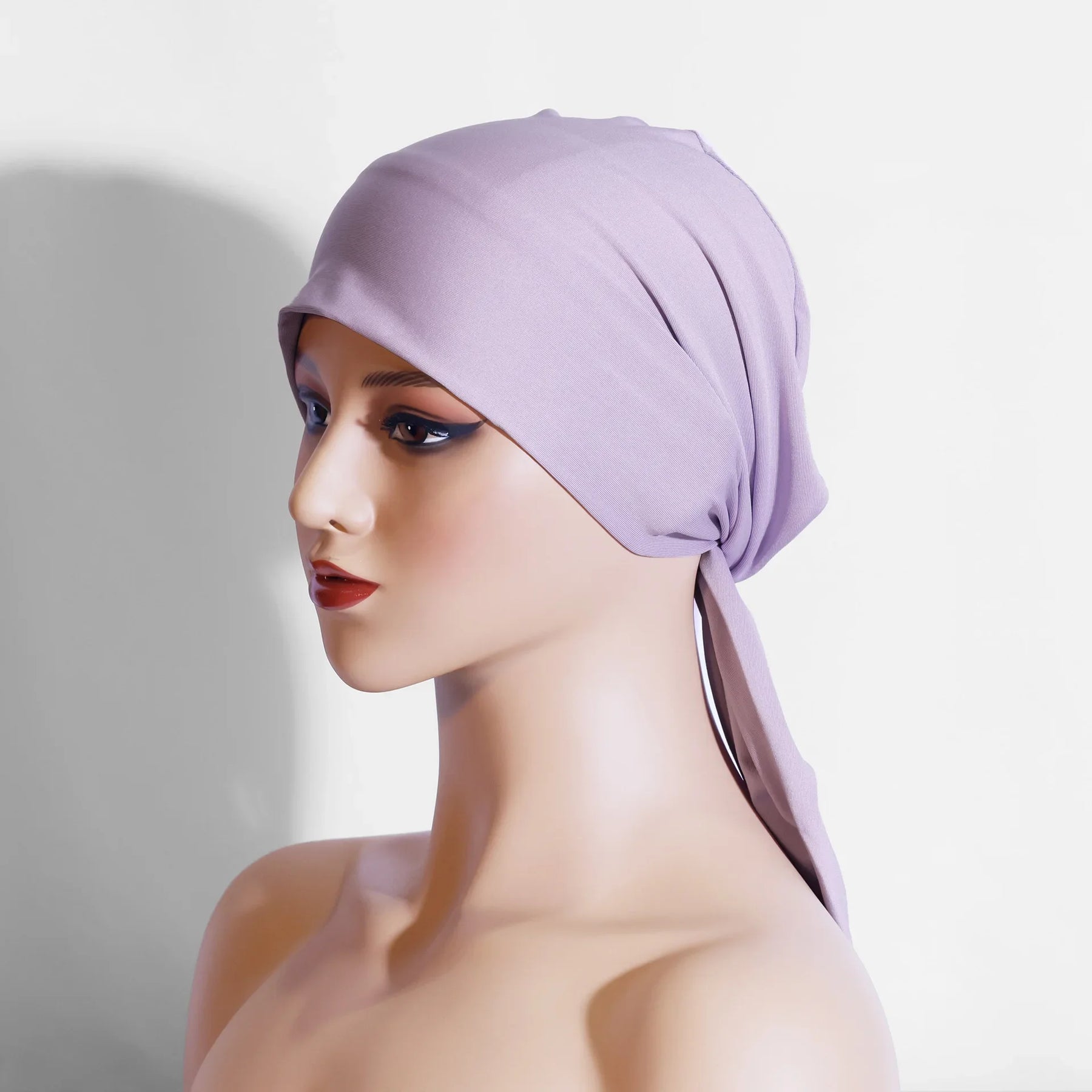 European American Arch Shaped Two Tailors Muslim Cap Solid Color Pullover Small Cap Summer Season Other Material Headband
