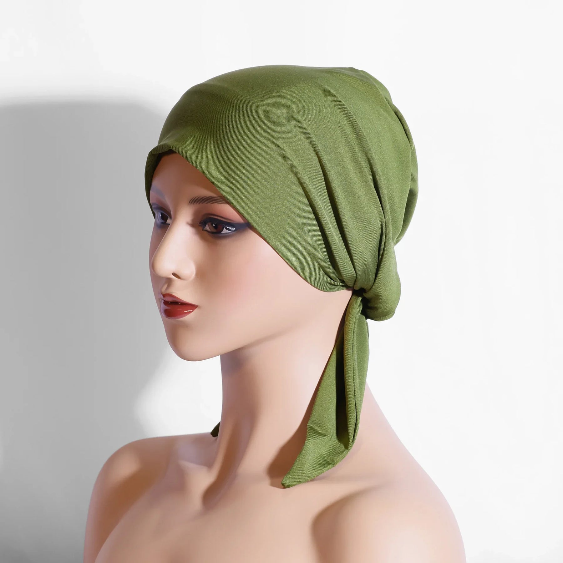 European American Arch Shaped Two Tailors Muslim Cap Solid Color Pullover Small Cap Summer Season Other Material Headband