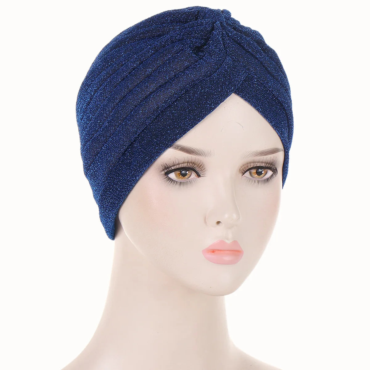 Fahion Muslim Hijab Caps Women's Headscarf Hat Chemo Hats Hair Care Solid Color Turban Bonnet Adjustable