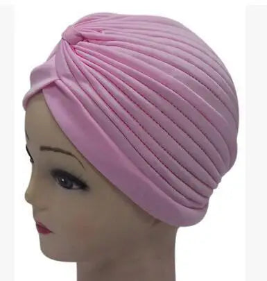 Turbante de Poliéster com Nó - 14 Modelos