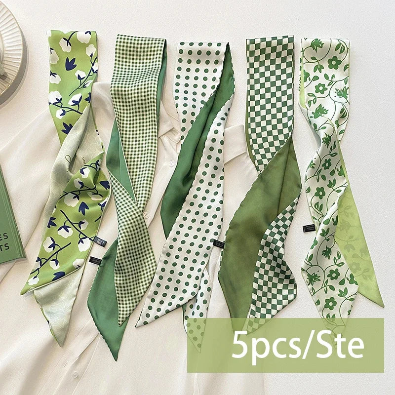 Faixas de Seda Satinada - Kit 5 Peças