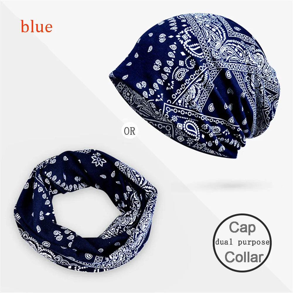 Breathable Chemo Caps Womens Man Baggy Slouchy Beanie Hat Headwear Scarf Snood Hats Cancer Two Layers Spring Summer Hat