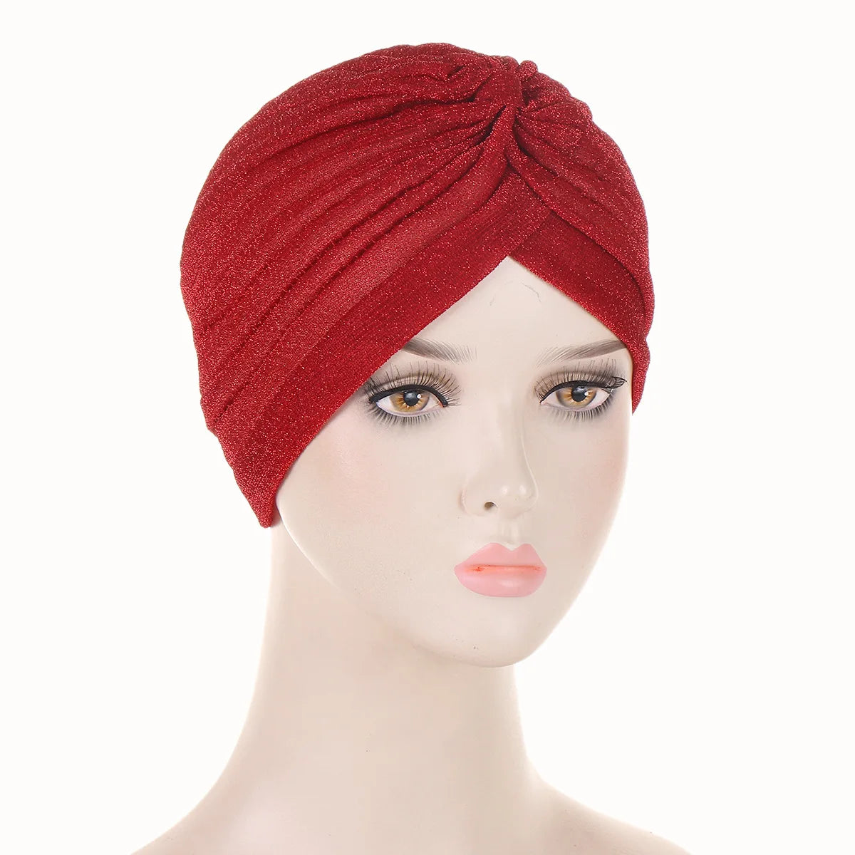 Fahion Muslim Hijab Caps Women's Headscarf Hat Chemo Hats Hair Care Solid Color Turban Bonnet Adjustable