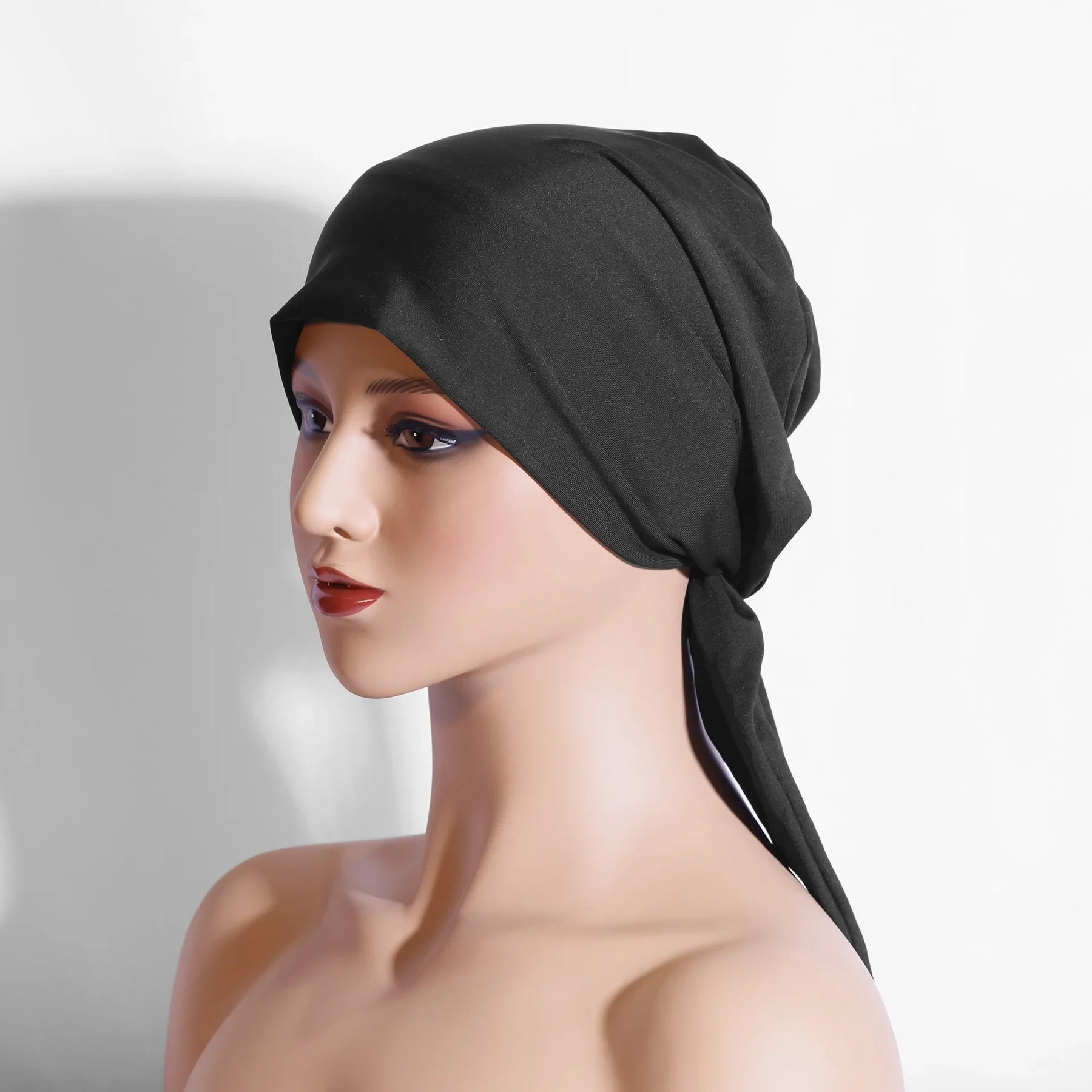European American Arch Shaped Two Tailors Muslim Cap Solid Color Pullover Small Cap Summer Season Other Material Headband