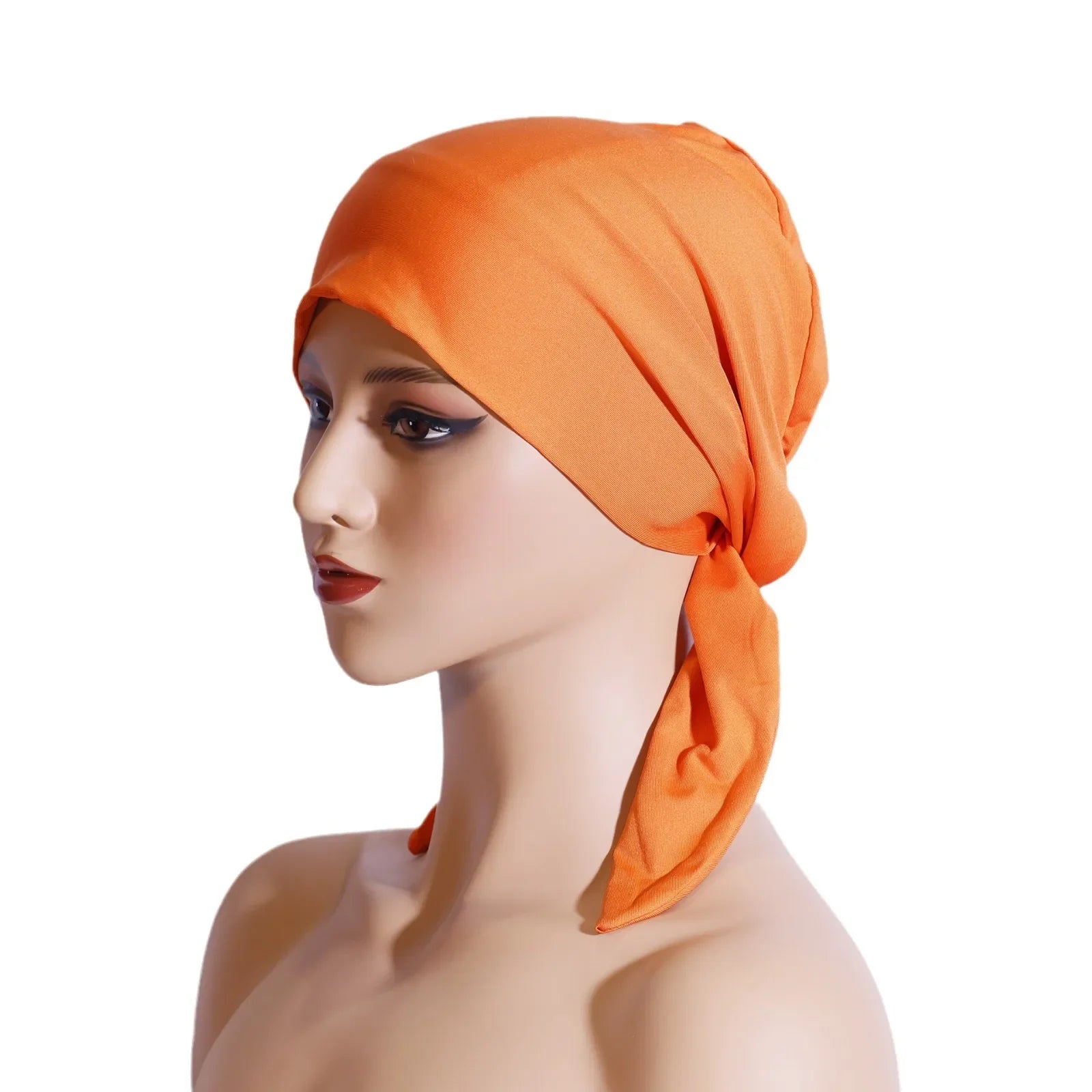 European American Arch Shaped Two Tailors Muslim Cap Solid Color Pullover Small Cap Summer Season Other Material Headband