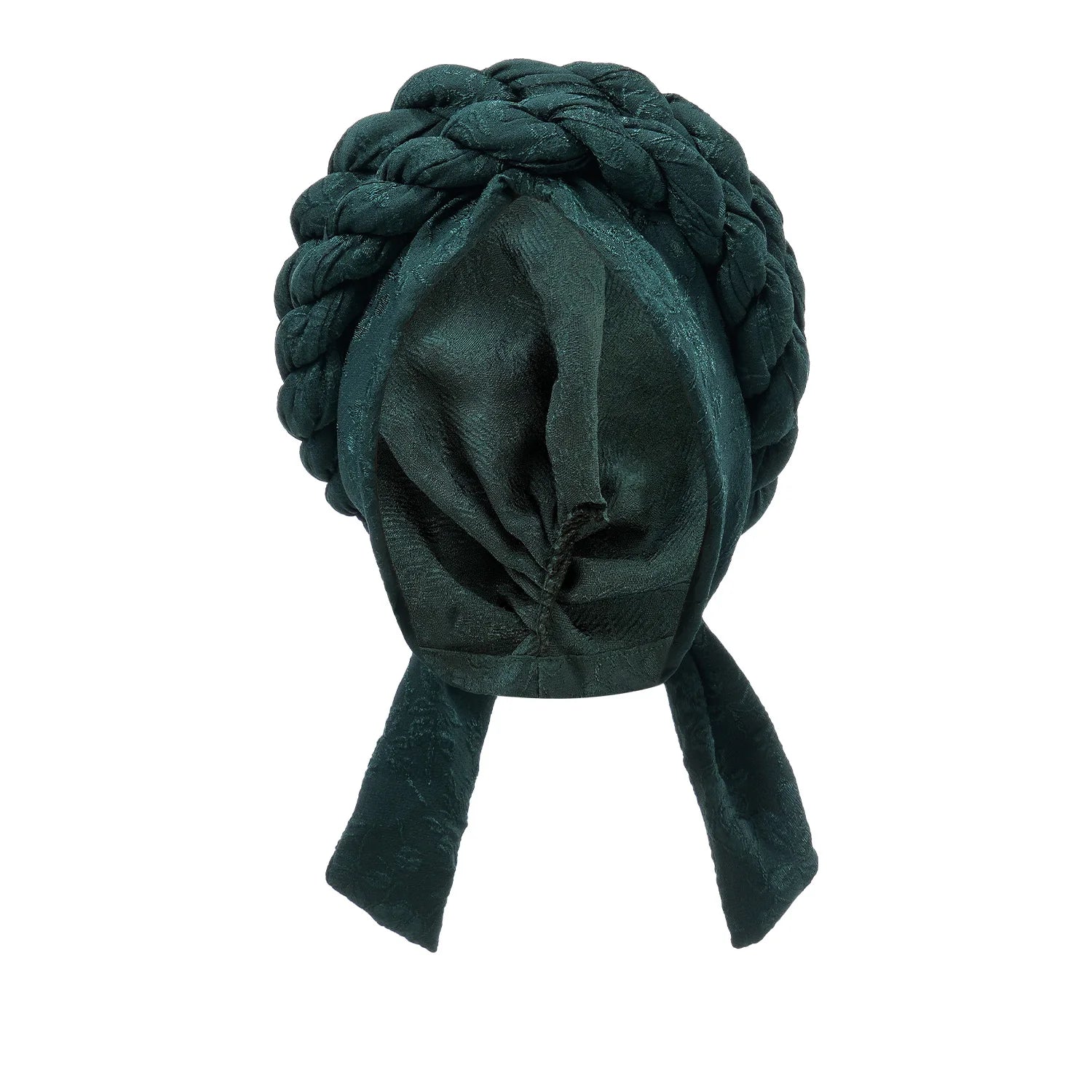 Double Braid Turban Cap Women Cancer Chemo Caps Beanie Head Wrap African Braid Halo Bonnet Hair Loss Cover Mujer