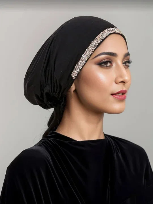 Underscarf Women Muslim Inner Hijab Full Cover Headscarf Ninja Bonnet Bone Hat Stretch Headwear Wrap Scarf Chemo Cap Turban Hats