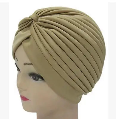 Turbante de Poliéster com Nó - 14 Modelos