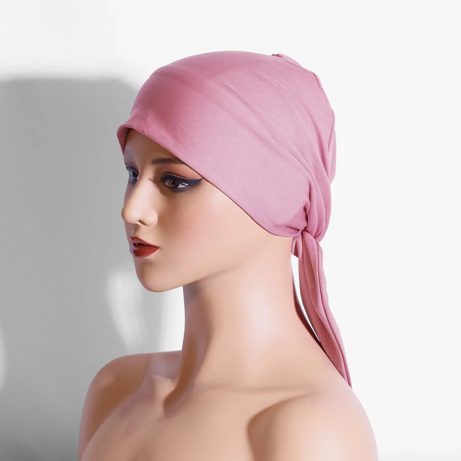European American Arch Shaped Two Tailors Muslim Cap Solid Color Pullover Small Cap Summer Season Other Material Headband