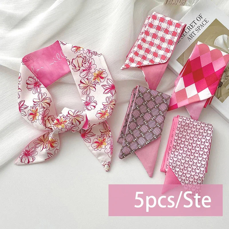 Faixas de Seda Satinada - Kit 5 Peças
