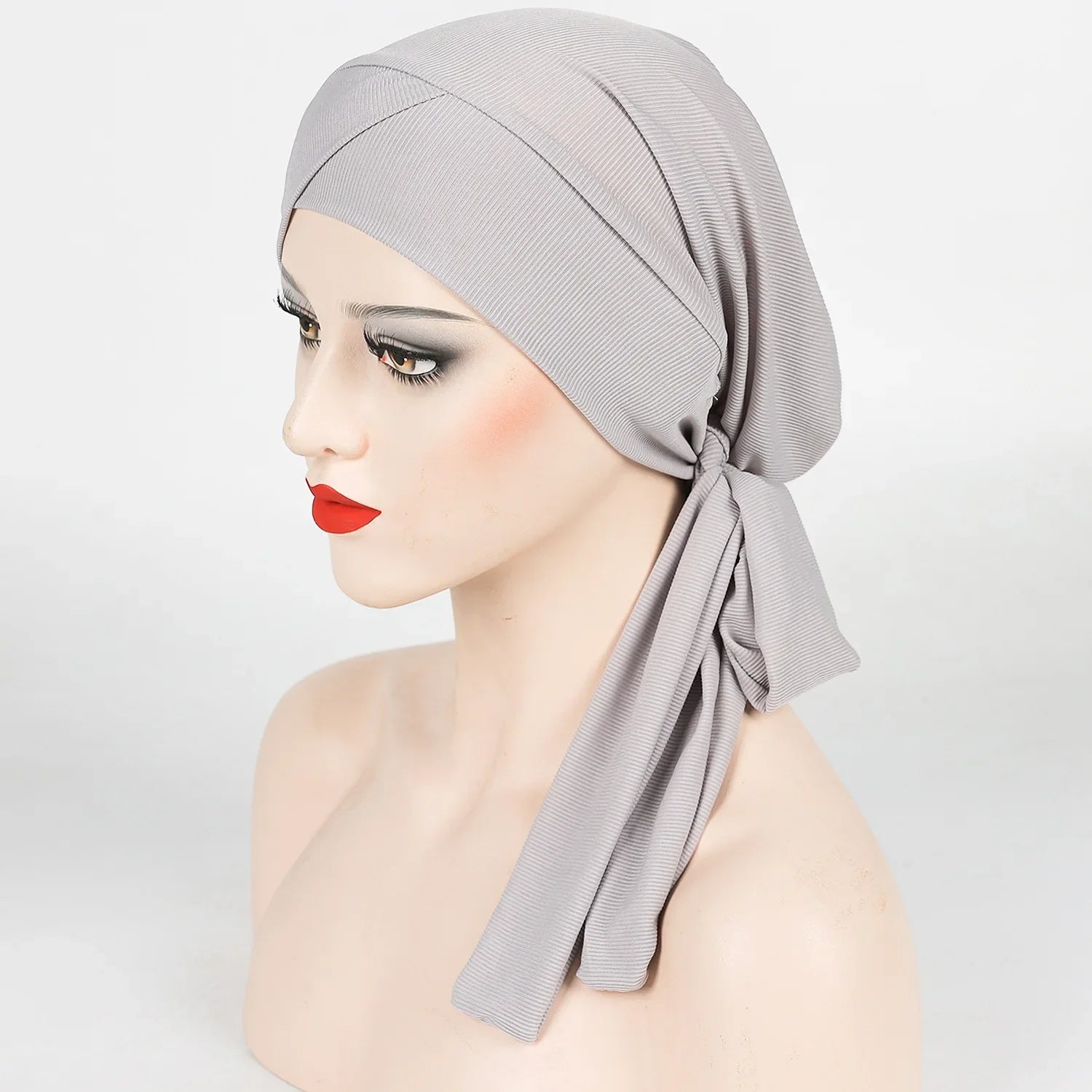 Adjustable Long Tail Scarf Hat New Style Threaded Unisex Headwear Fashionable All-Match Sun Hat for Men Women And Children
