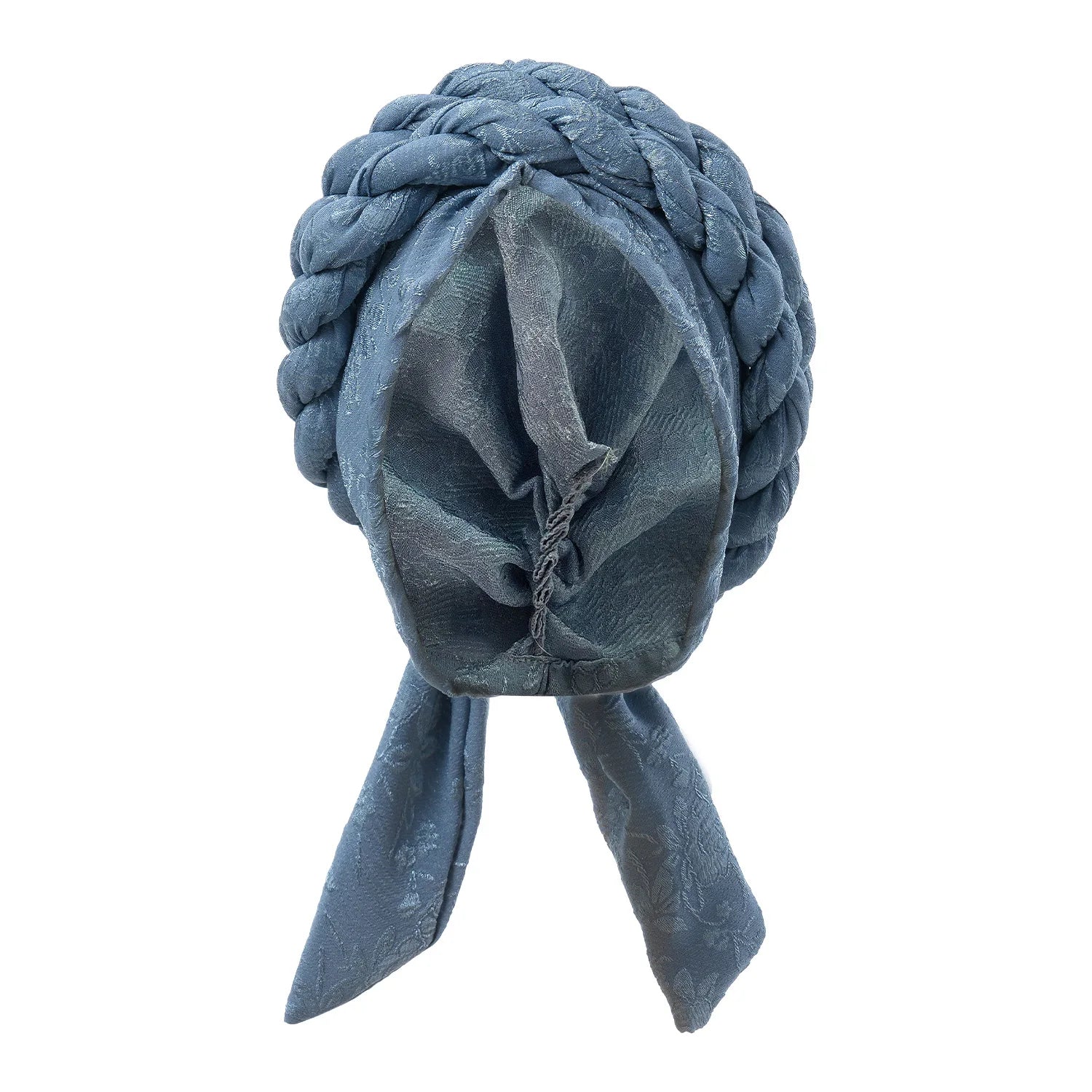Double Braid Turban Cap Women Cancer Chemo Caps Beanie Head Wrap African Braid Halo Bonnet Hair Loss Cover Mujer