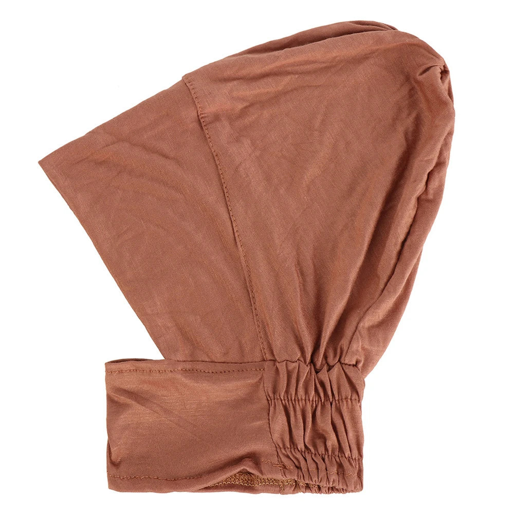Underscarf Women Muslim Inner Hijab Full Cover Headscarf Ninja Bonnet Bone Hat Stretch Headwear Wrap Scarf Chemo Cap Turban Hats