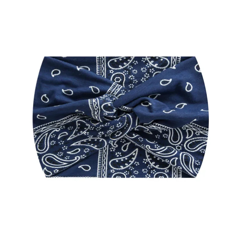 Widening 18CM stretch printed sports sweatband headband headscarf hairband hair tie hair accessories