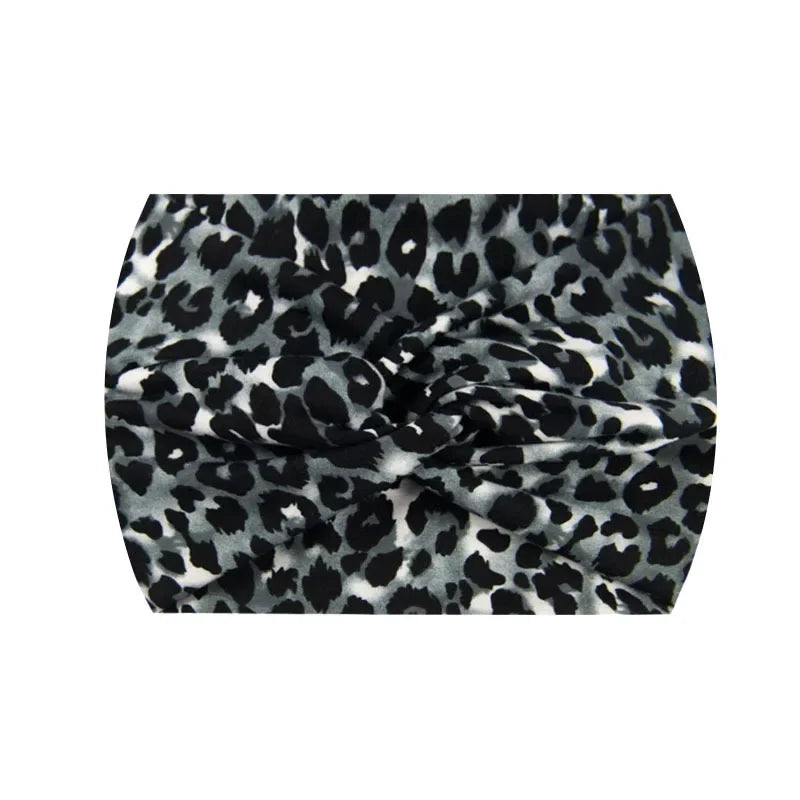 Widening 18CM stretch printed sports sweatband headband headscarf hairband hair tie hair accessories