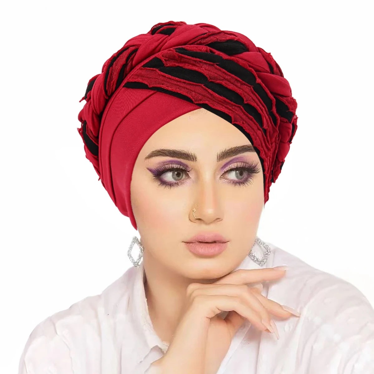 Women Turban Indian Hat Muslim Hijab Beanie Bonnet Hair Loss Headscarf Chemo Cap Headwear Bandanas Turbante Mujer