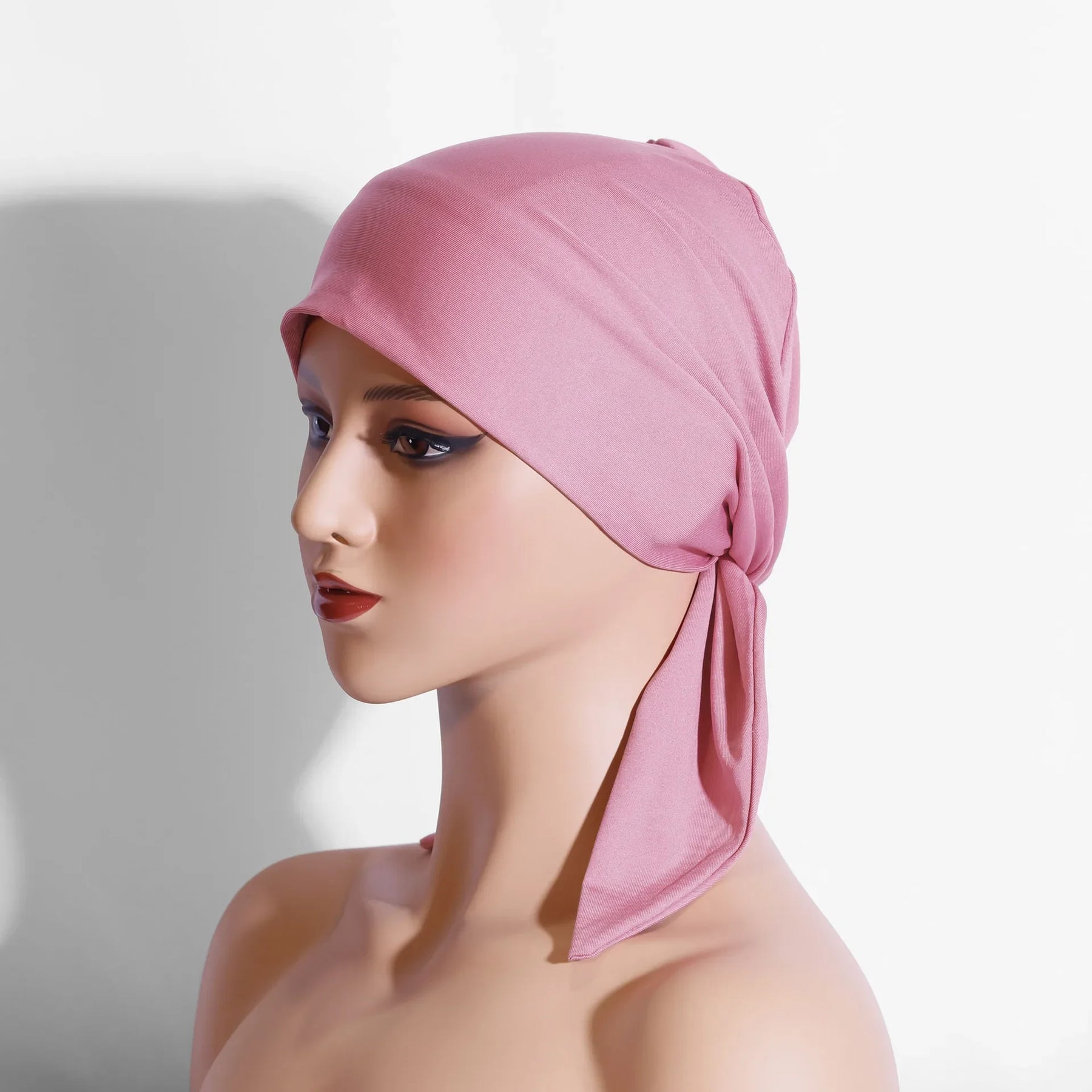 European American Arch Shaped Two Tailors Muslim Cap Solid Color Pullover Small Cap Summer Season Other Material Headband