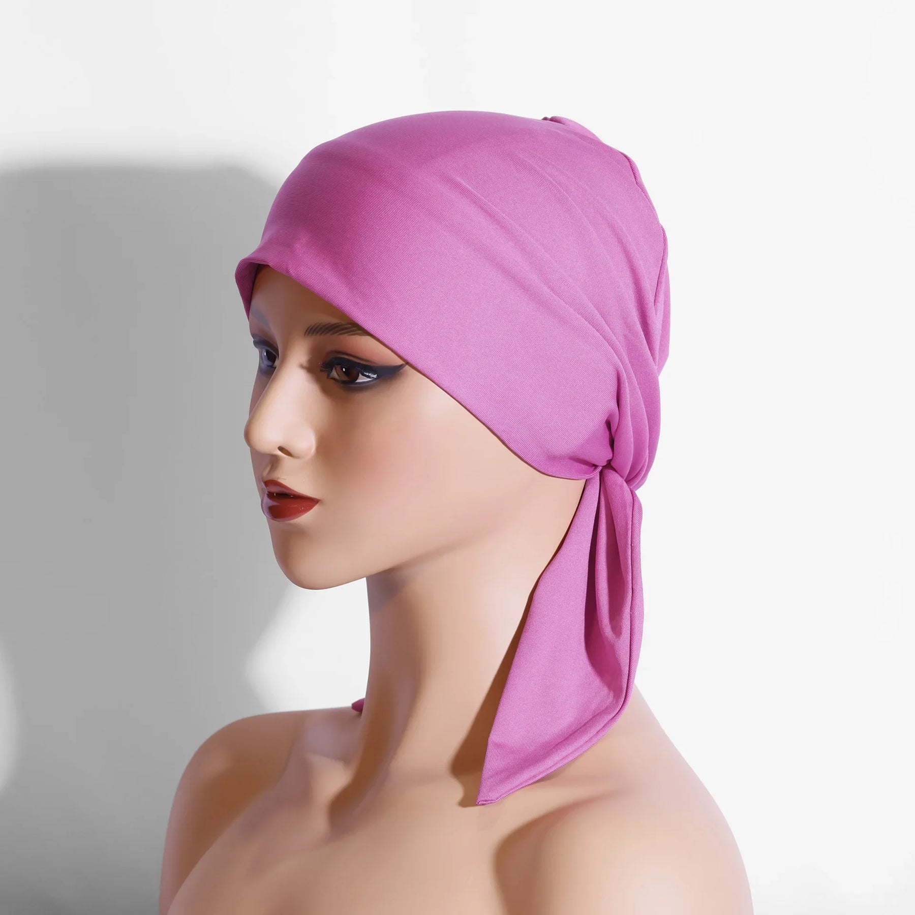 European American Arch Shaped Two Tailors Muslim Cap Solid Color Pullover Small Cap Summer Season Other Material Headband