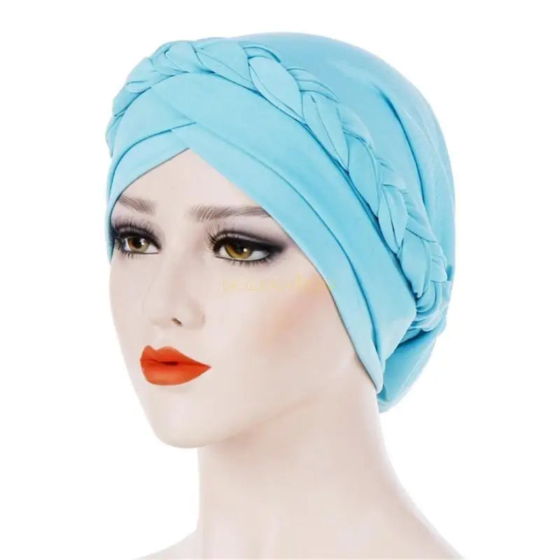 31BF Women Turban Pre-tied Headwrap Stretch Jerse Turban Women African Headwrap