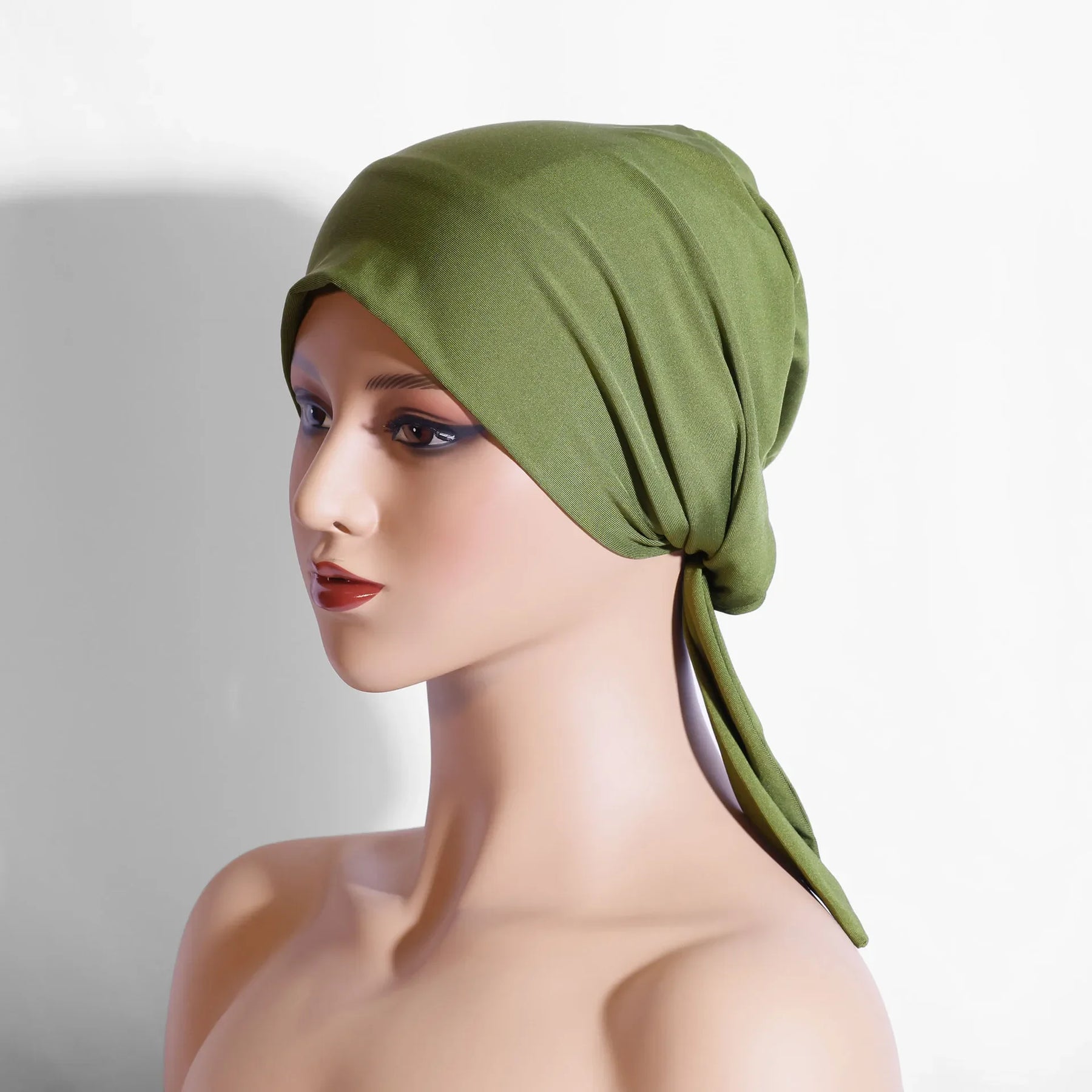 European American Arch Shaped Two Tailors Muslim Cap Solid Color Pullover Small Cap Summer Season Other Material Headband