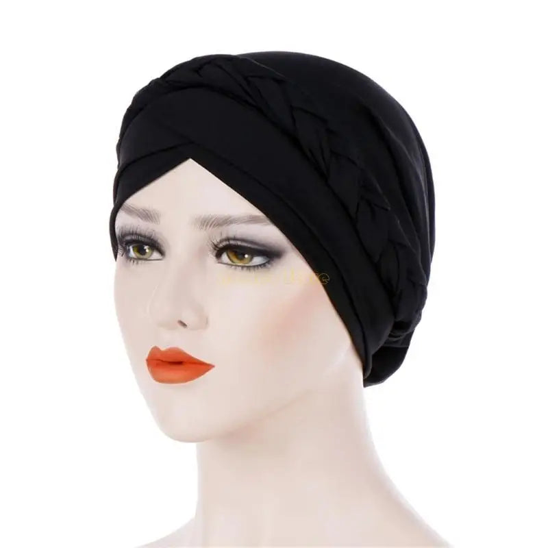 31BF Women Turban Pre-tied Headwrap Stretch Jerse Turban Women African Headwrap