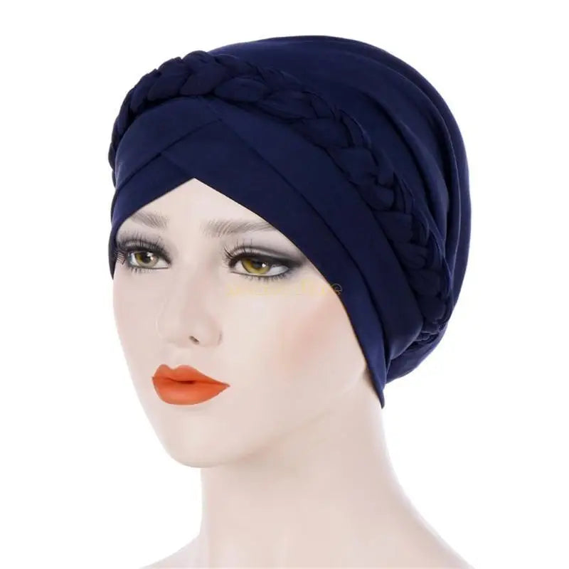31BF Women Turban Pre-tied Headwrap Stretch Jerse Turban Women African Headwrap