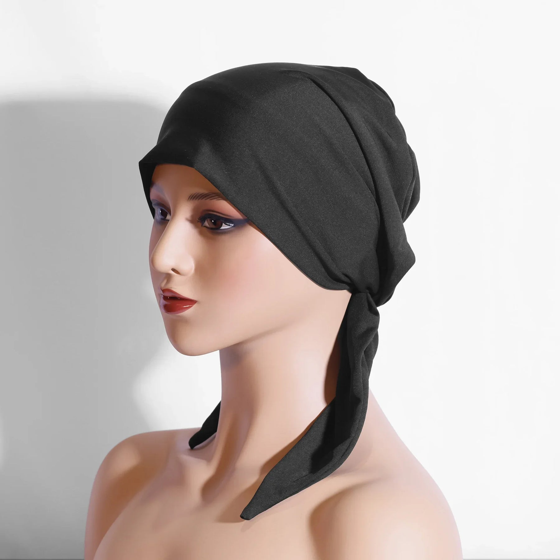 European American Arch Shaped Two Tailors Muslim Cap Solid Color Pullover Small Cap Summer Season Other Material Headband