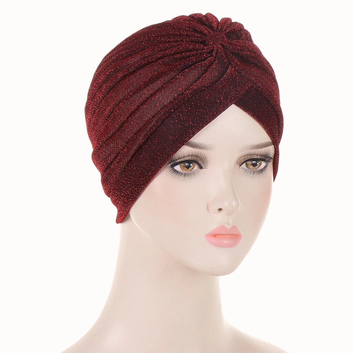 Fahion Muslim Hijab Caps Women's Headscarf Hat Chemo Hats Hair Care Solid Color Turban Bonnet Adjustable