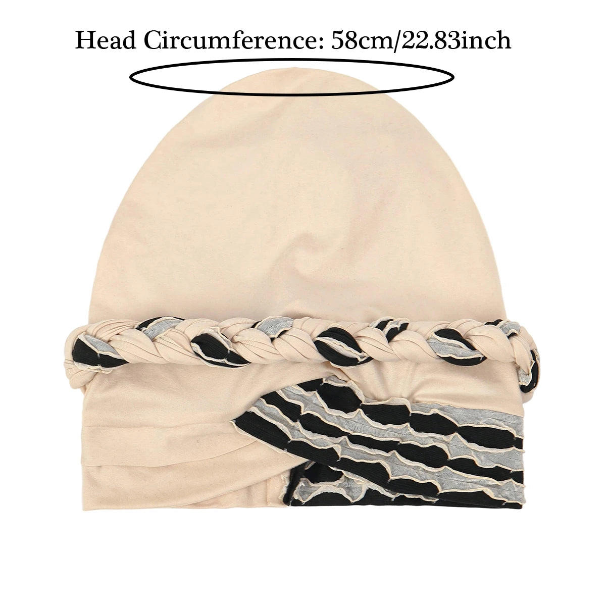 Women Turban Indian Hat Muslim Hijab Beanie Bonnet Hair Loss Headscarf Chemo Cap Headwear Bandanas Turbante Mujer