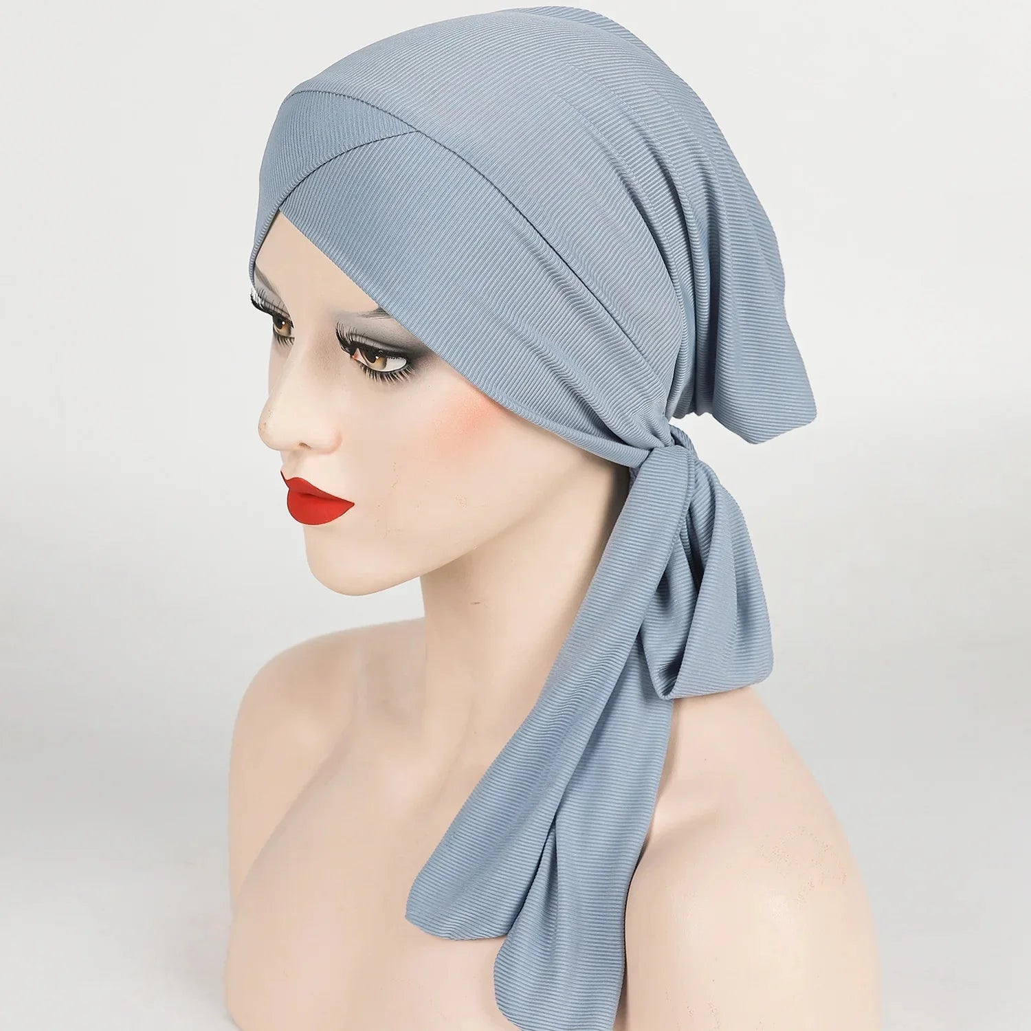 Adjustable Long Tail Scarf Hat New Style Threaded Unisex Headwear Fashionable All-Match Sun Hat for Men Women And Children