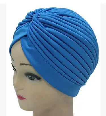 Turbante de Poliéster com Nó - 14 Modelos