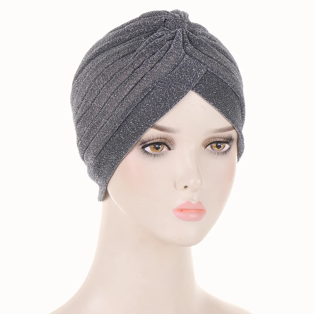 Fahion Muslim Hijab Caps Women's Headscarf Hat Chemo Hats Hair Care Solid Color Turban Bonnet Adjustable