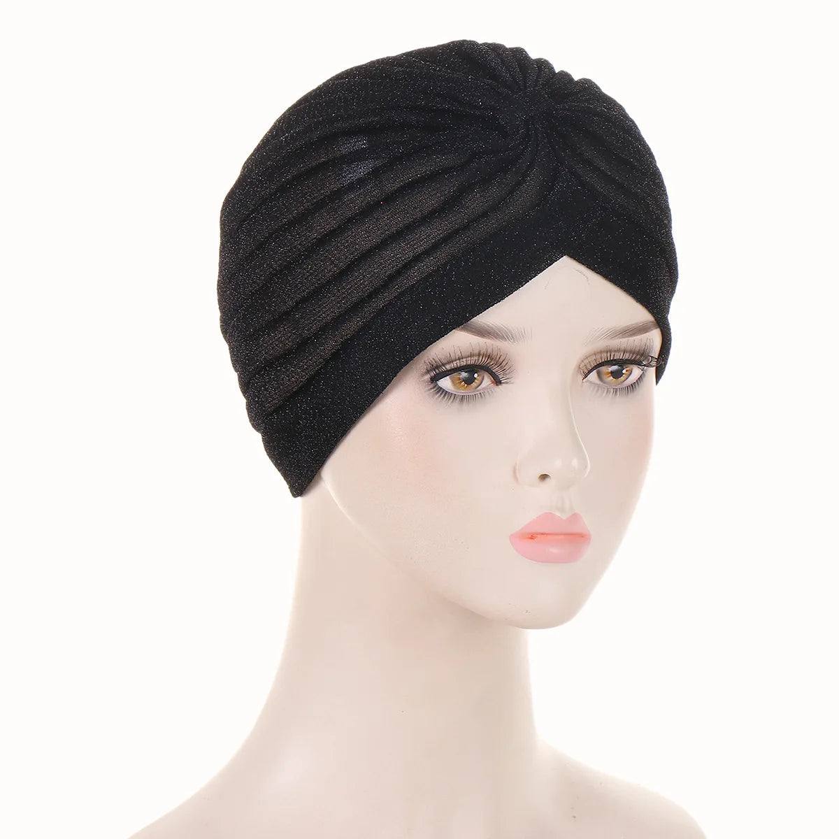 Fahion Muslim Hijab Caps Women's Headscarf Hat Chemo Hats Hair Care Solid Color Turban Bonnet Adjustable