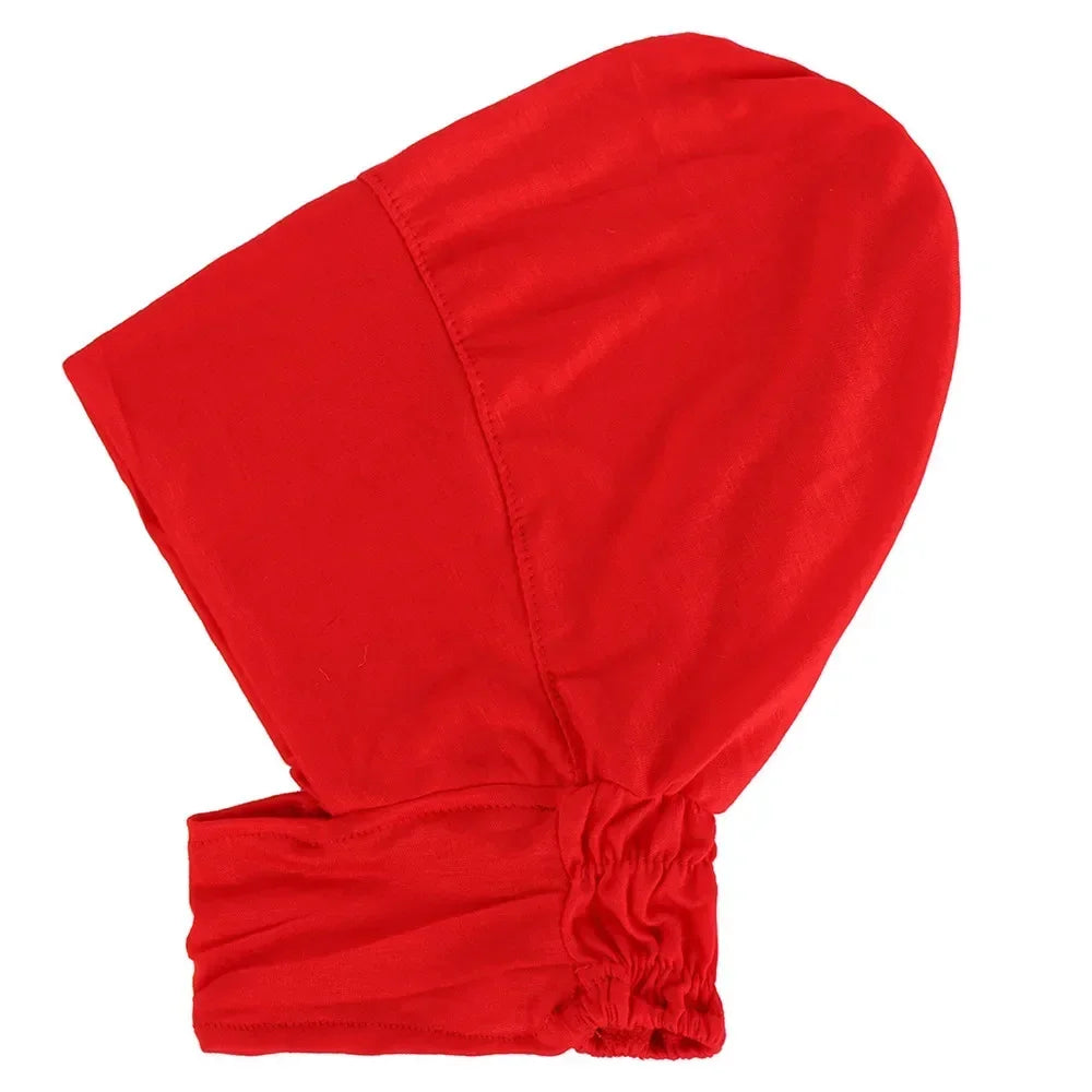 Underscarf Women Muslim Inner Hijab Full Cover Headscarf Ninja Bonnet Bone Hat Stretch Headwear Wrap Scarf Chemo Cap Turban Hats