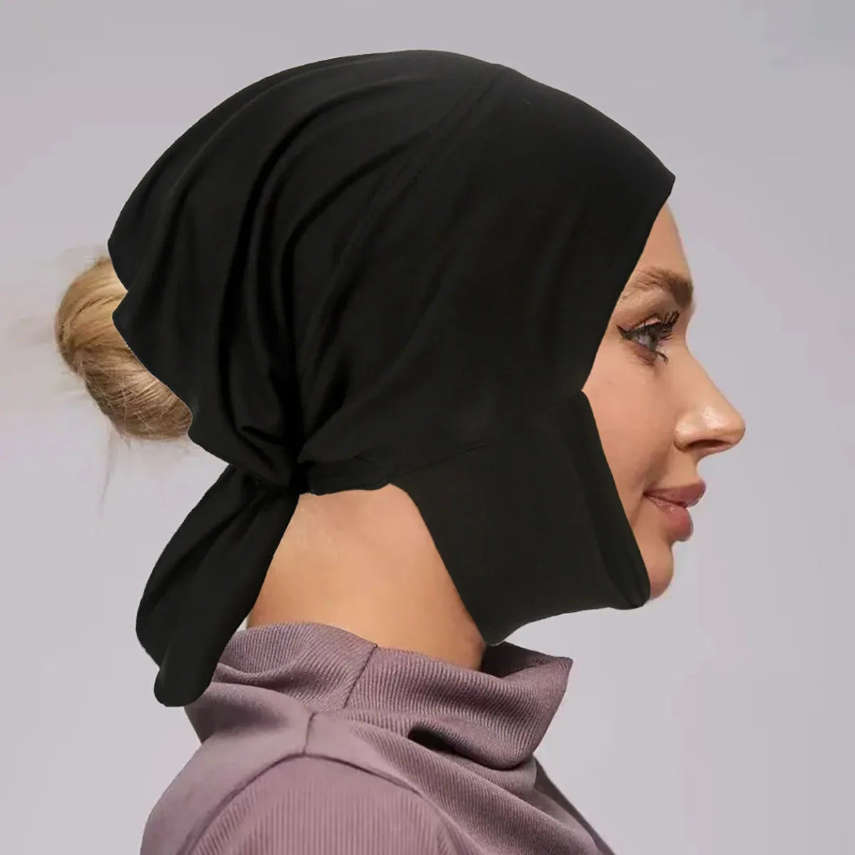 Underscarf Women Muslim Inner Hijab Full Cover Headscarf Ninja Bonnet Bone Hat Stretch Headwear Wrap Scarf Chemo Cap Turban Hats