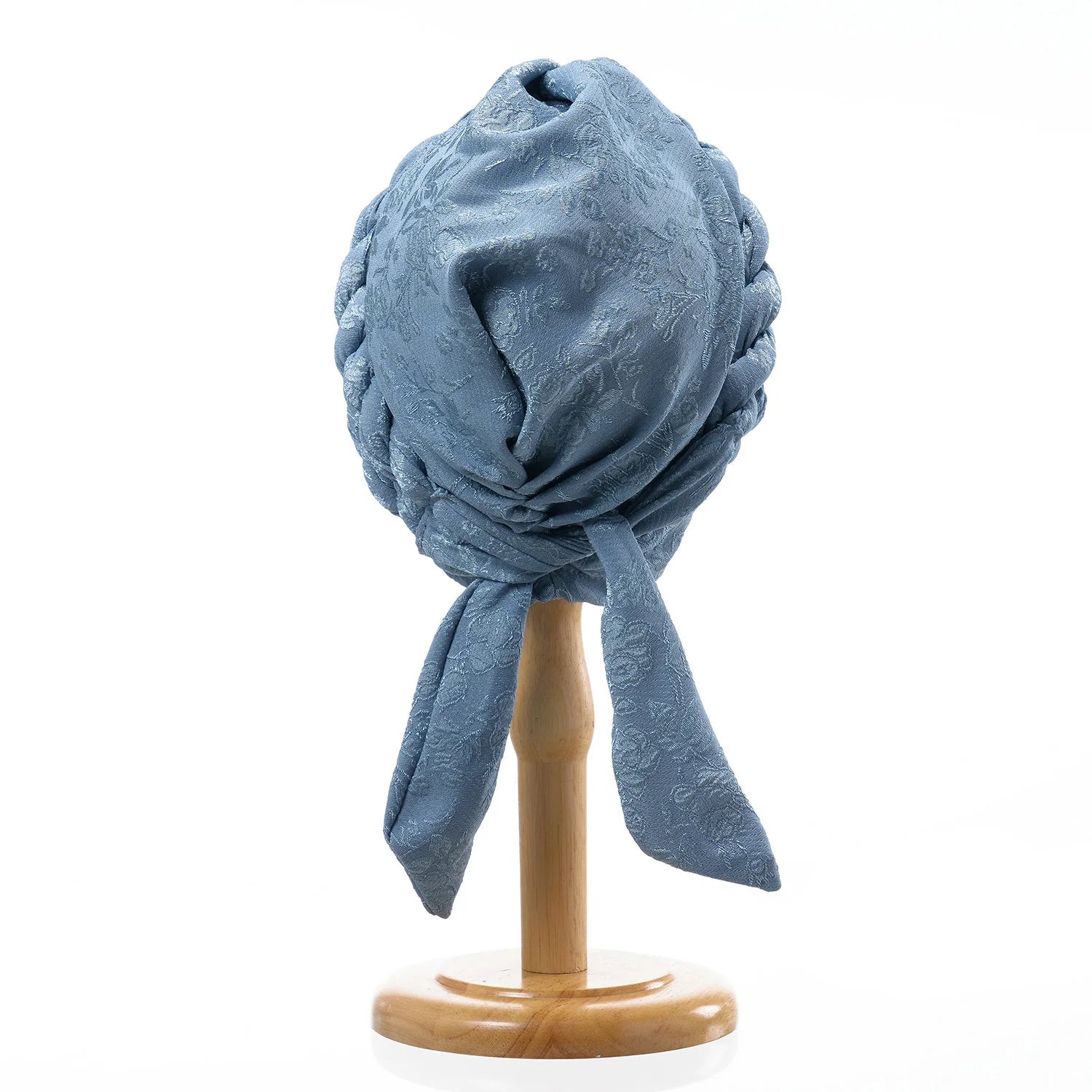 Double Braid Turban Cap Women Cancer Chemo Caps Beanie Head Wrap African Braid Halo Bonnet Hair Loss Cover Mujer