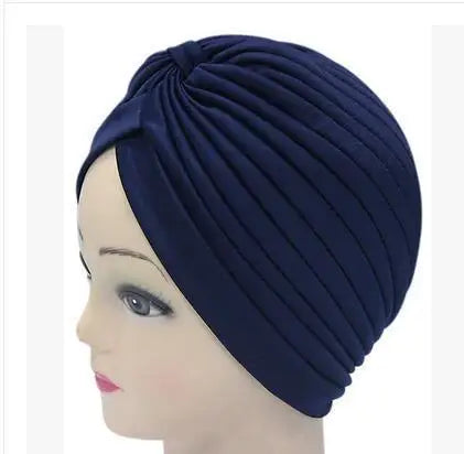 Turbante de Poliéster com Nó - 14 Modelos