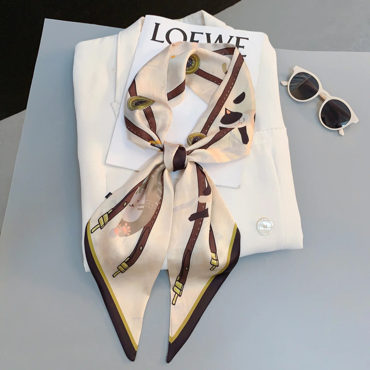 Lenço Longo de Poliéster - Variantes